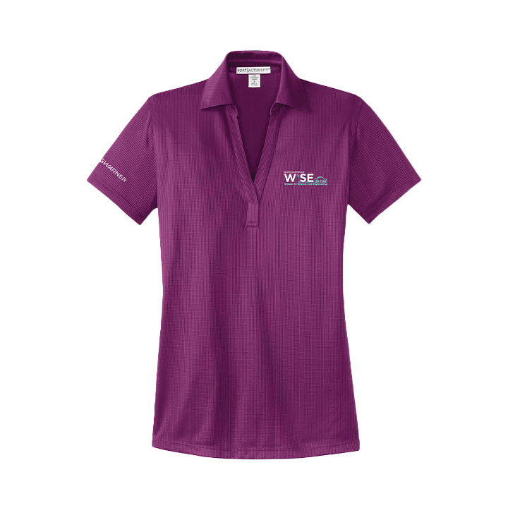 WISE -  Women's Performance Fine Jacquard Polo