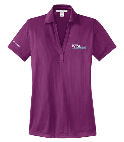 WISE -  Women's Performance Fine Jacquard Polo