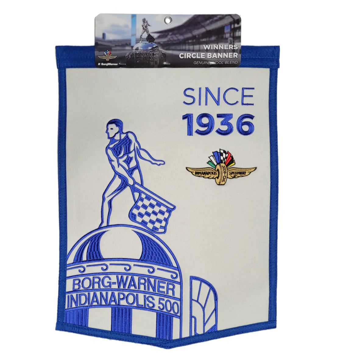 BorgWarner Trophy & IMS Wool Blend Banner