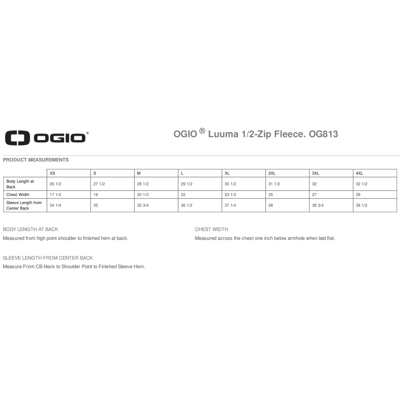 OGIO Luuma 1/2-Zip Fleece - Previous Generation Logo